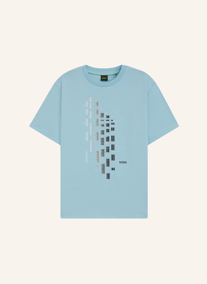 BOSS T-Shirt TEE GRX ZONE Regular Fit: HELLBLAU
