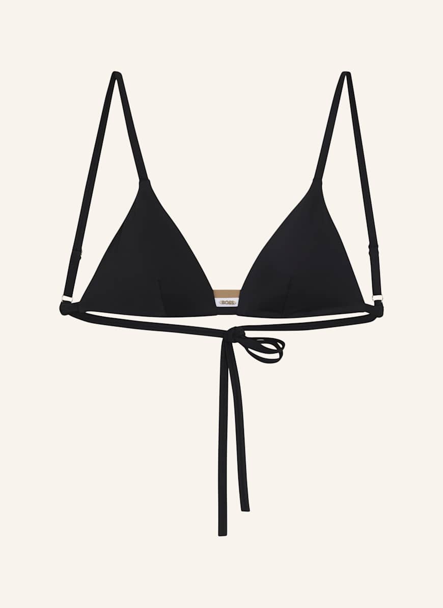 BOSS Bikini-Oberteil ICONIC TRIANGLE: SCHWARZ