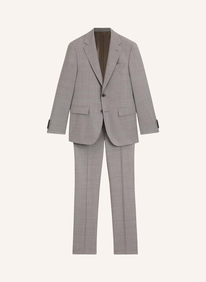 BOSS Business Anzug L-JARROD-2PCS-241 Regular Fit: KHAKI