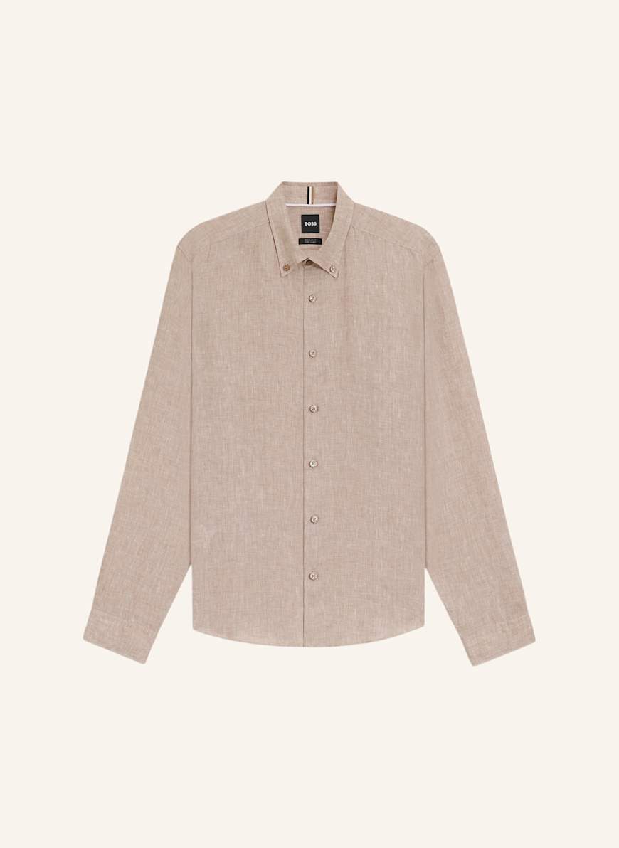 BOSS Casual Hemd C-LIAM-S-BD-C1-243 Regular Fit: BEIGE