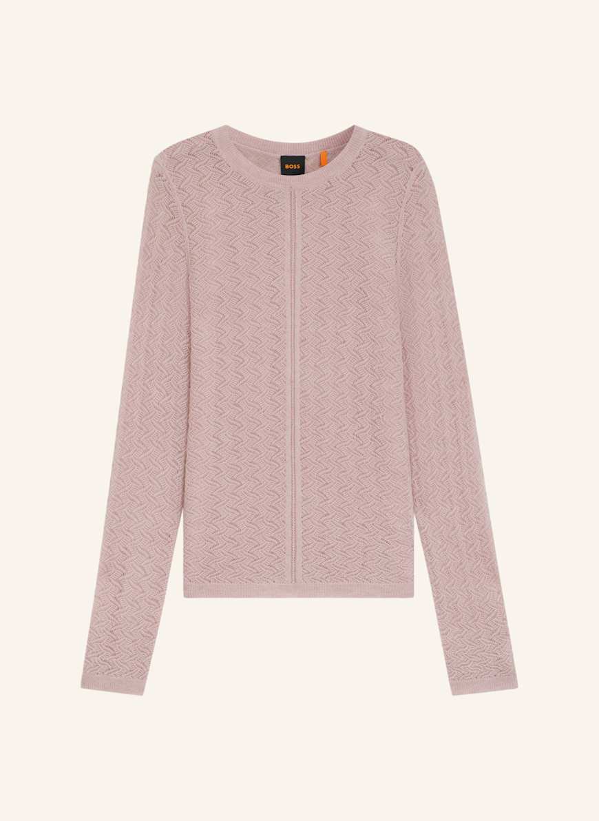 BOSS Pullover C_FASILEA Slim Fit: LILA