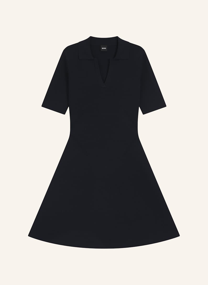BOSS Gestricktes Kleid FELITA: DUNKELBLAU