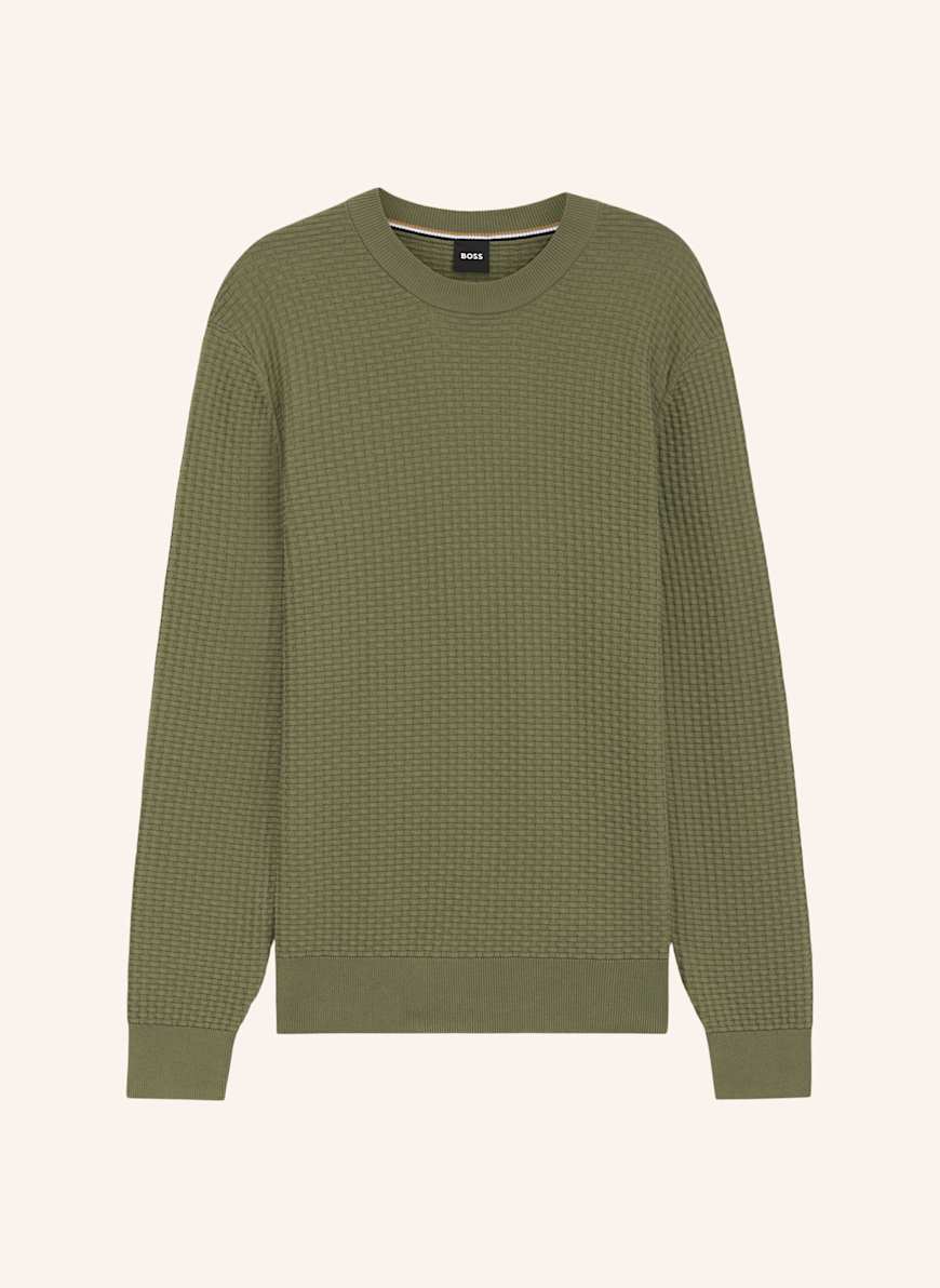BOSS Pullover H-IMBERTO Regular Fit: GRÜN