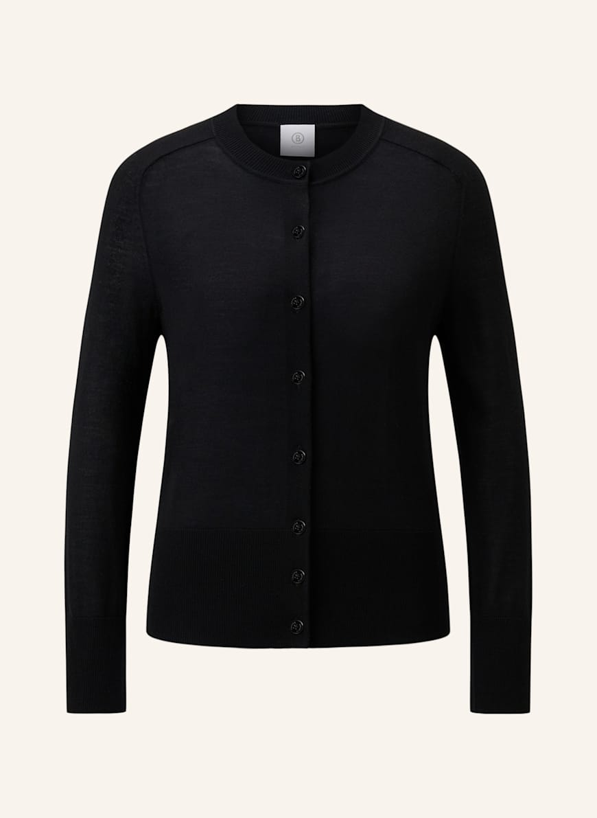 BOGNER Strickjacke ILMA: SCHWARZ