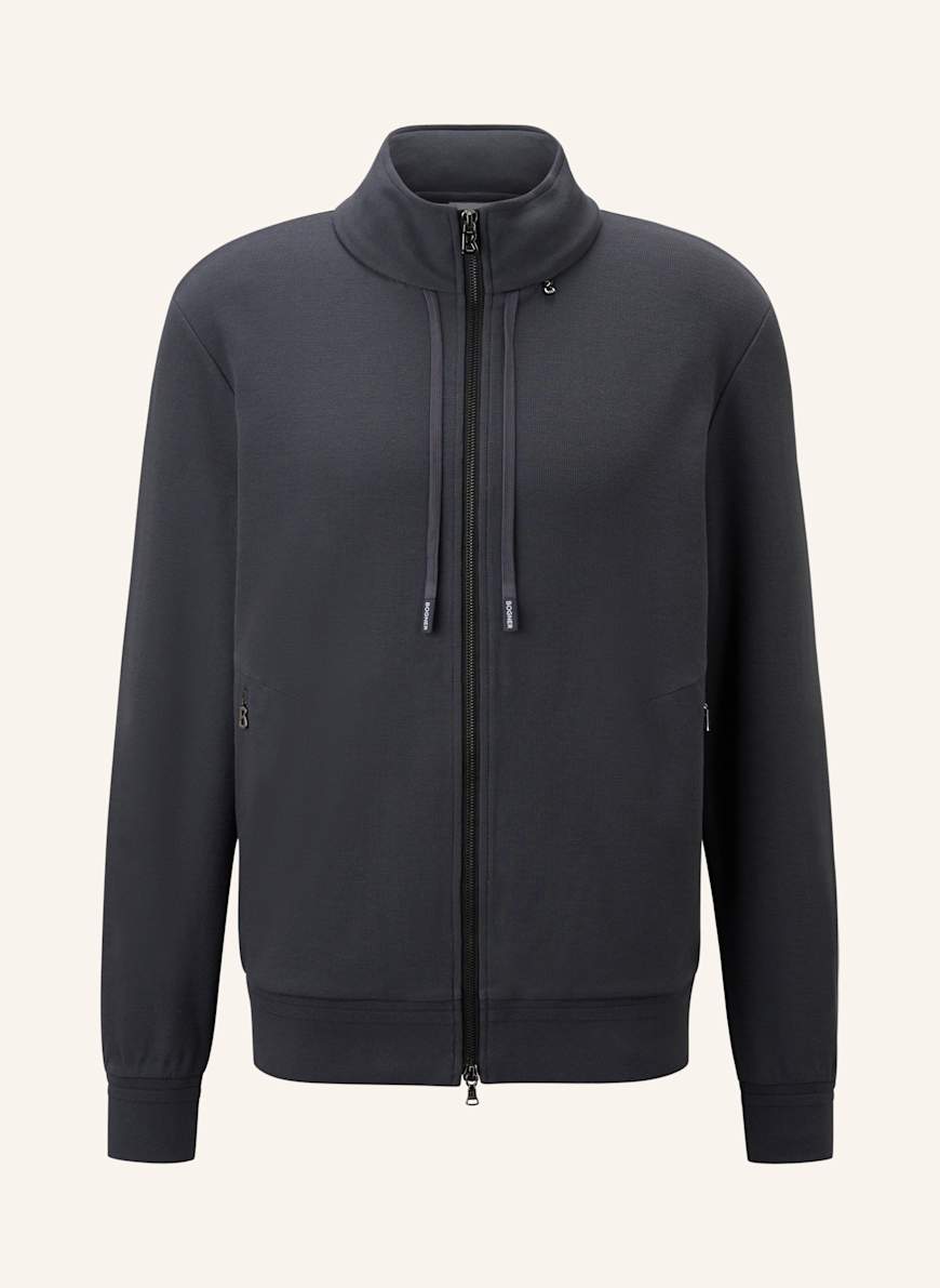BOGNER Sweatjacke: DUNKELGRAU