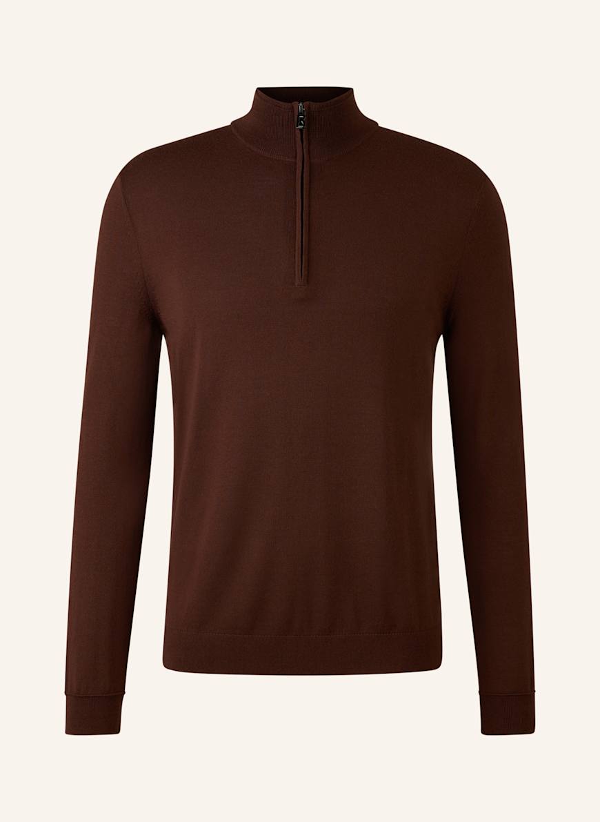 Braun Bogner Strickjacke Rot Bogner Pullover 42 Damen Braun