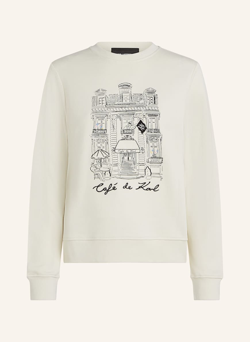 KARL LAGERFELD Karl Lagerfeld x Jorge Parra Sweatshirt: BEIGE
