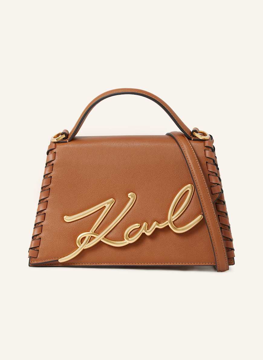 KARL LAGERFELD Umhängetasche: BRAUN