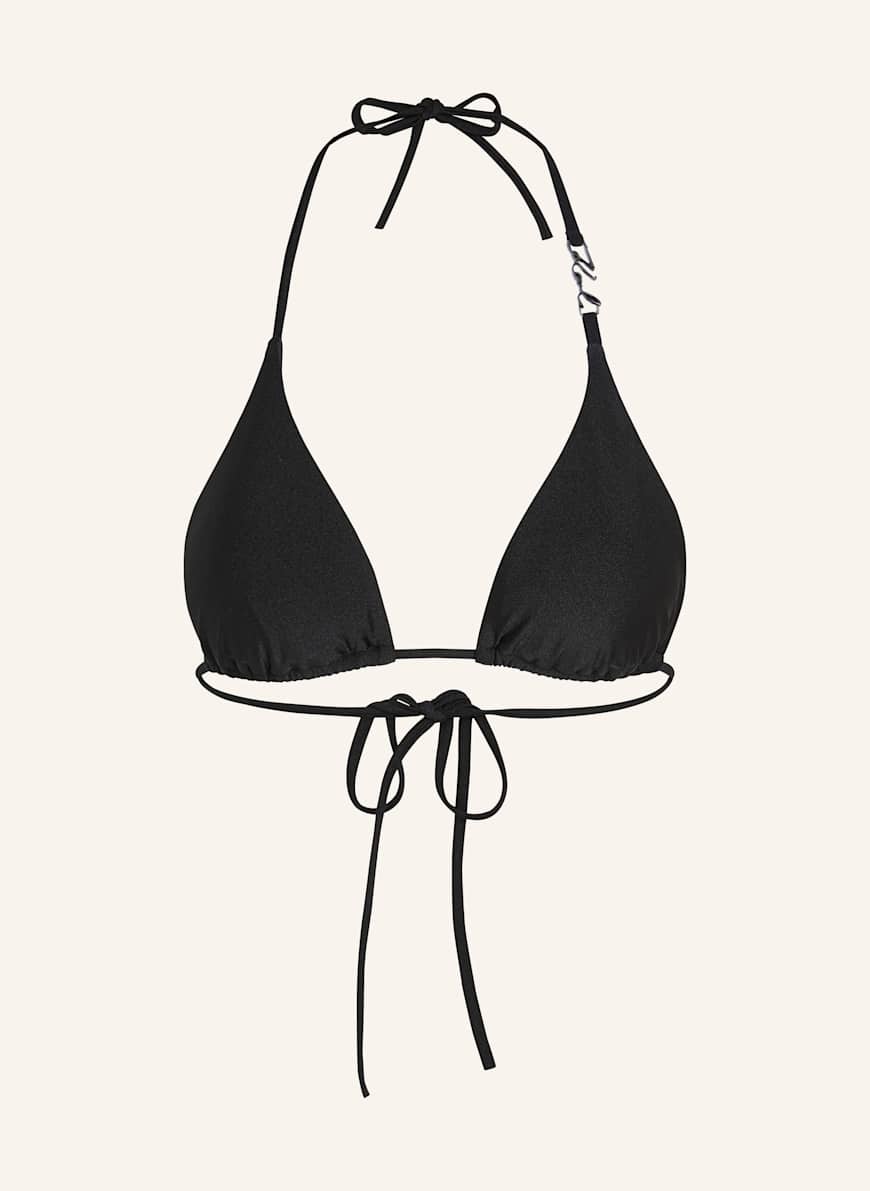 KARL LAGERFELD Bikini-Top: SCHWARZ