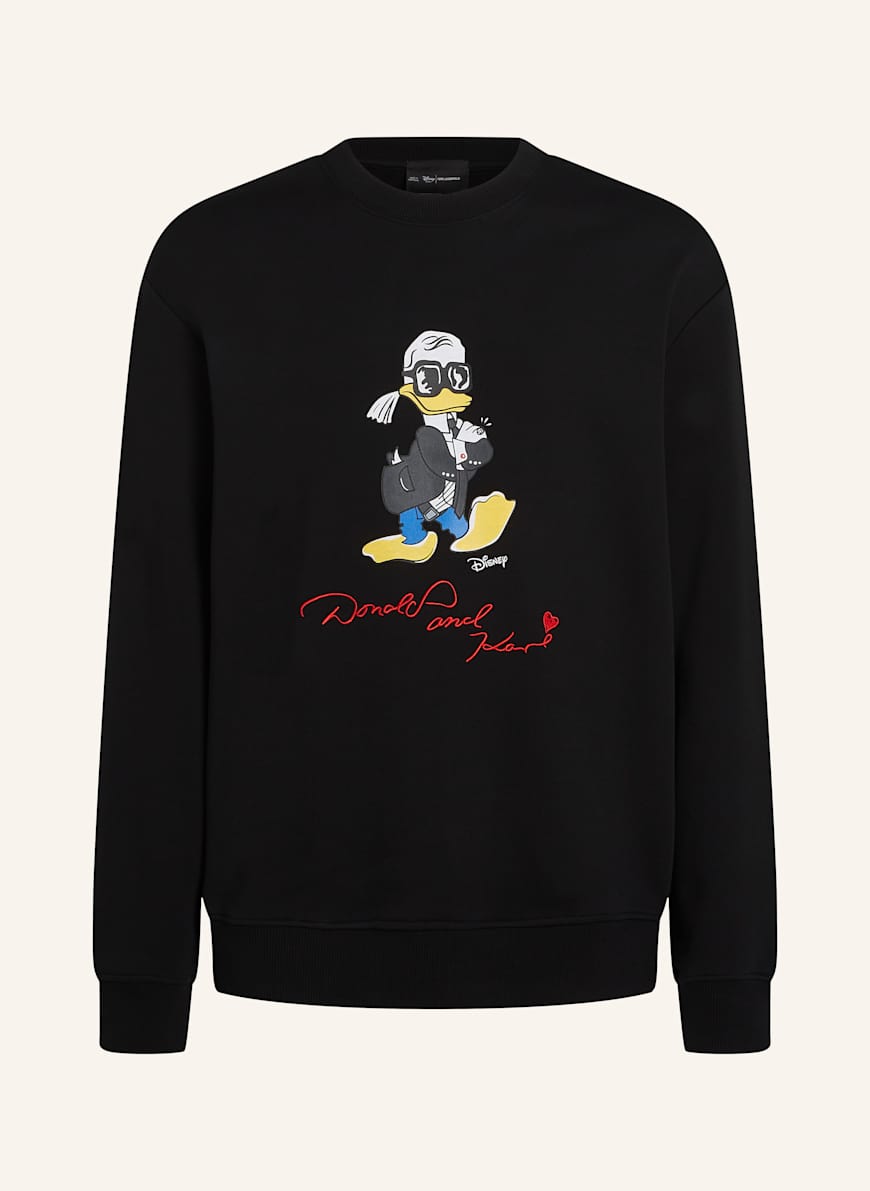 KARL LAGERFELD DISNEY X KL Sweatshirt: SCHWARZ