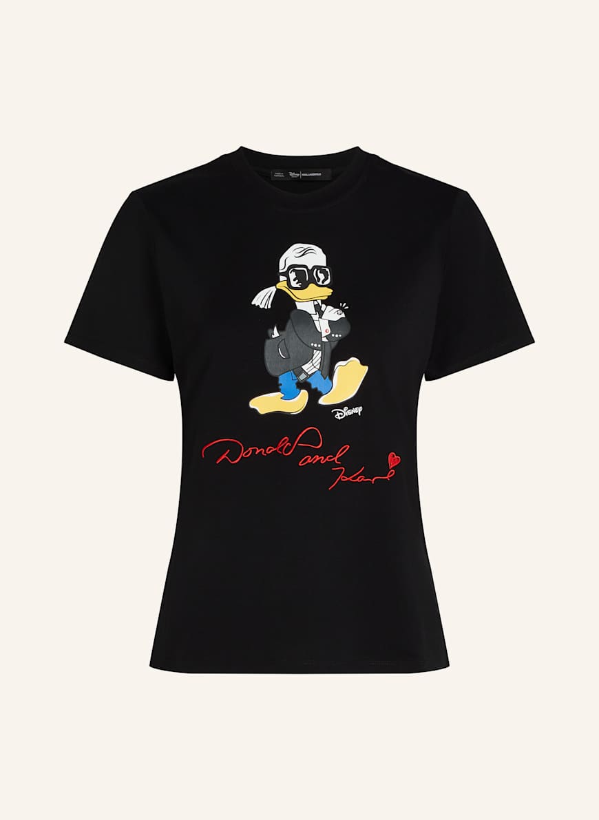 KARL LAGERFELD DISNEY X KL T-shirt: SCHWARZ