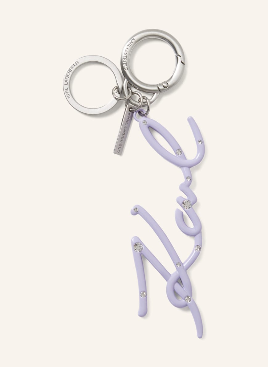 KARL LAGERFELD Schlüsselanhänger, Farbe: HELLLILA (Bild 1)