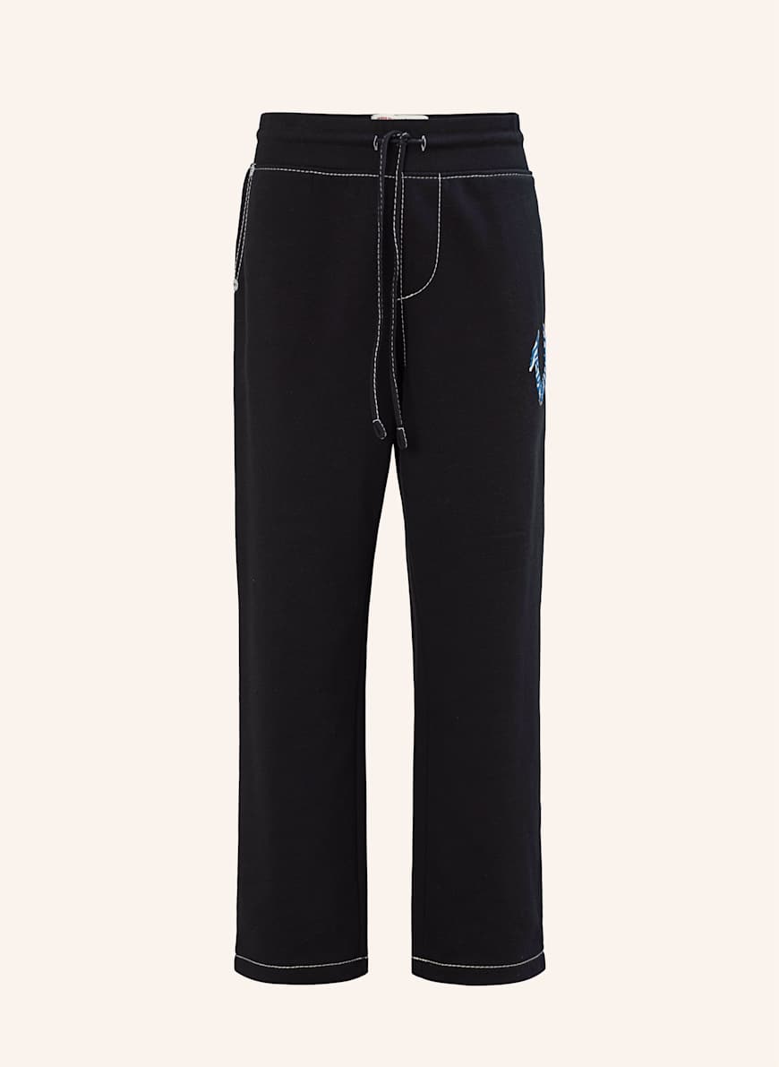 TRUE RELIGION Sweatpant Baggy Big T in schwarz