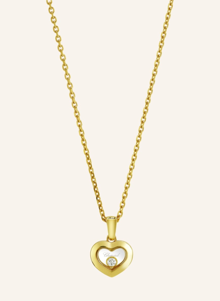 Chopard Anhänger HAPPY DIAMONDS ICONS Anhänger aus 18 Karat Gelbgold und Diamanten, Farbe: GOLD(Bild 1)