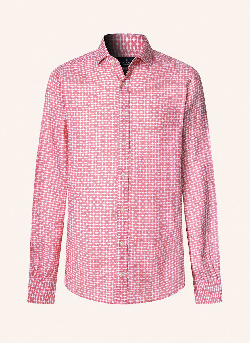 HACKETT LONDON Freizeithemd STAR PRINT: ROSA