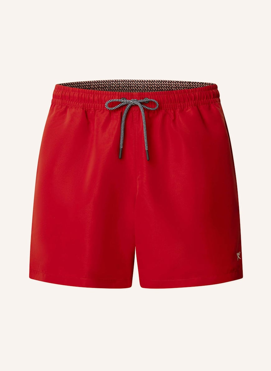 HACKETT LONDON Badeshorts ICON SOLID: ROT