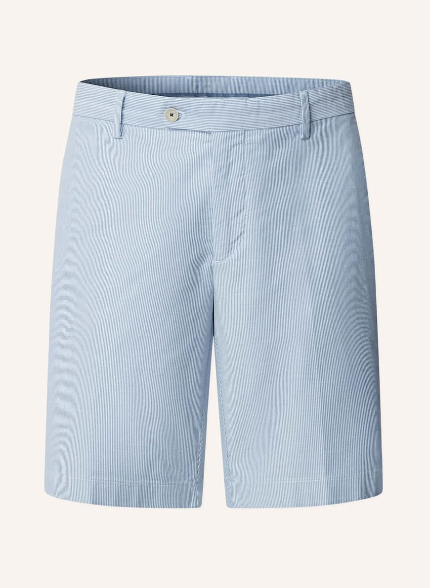 HACKETT LONDON Shorts FINE STRIPE SHORT: BLAU