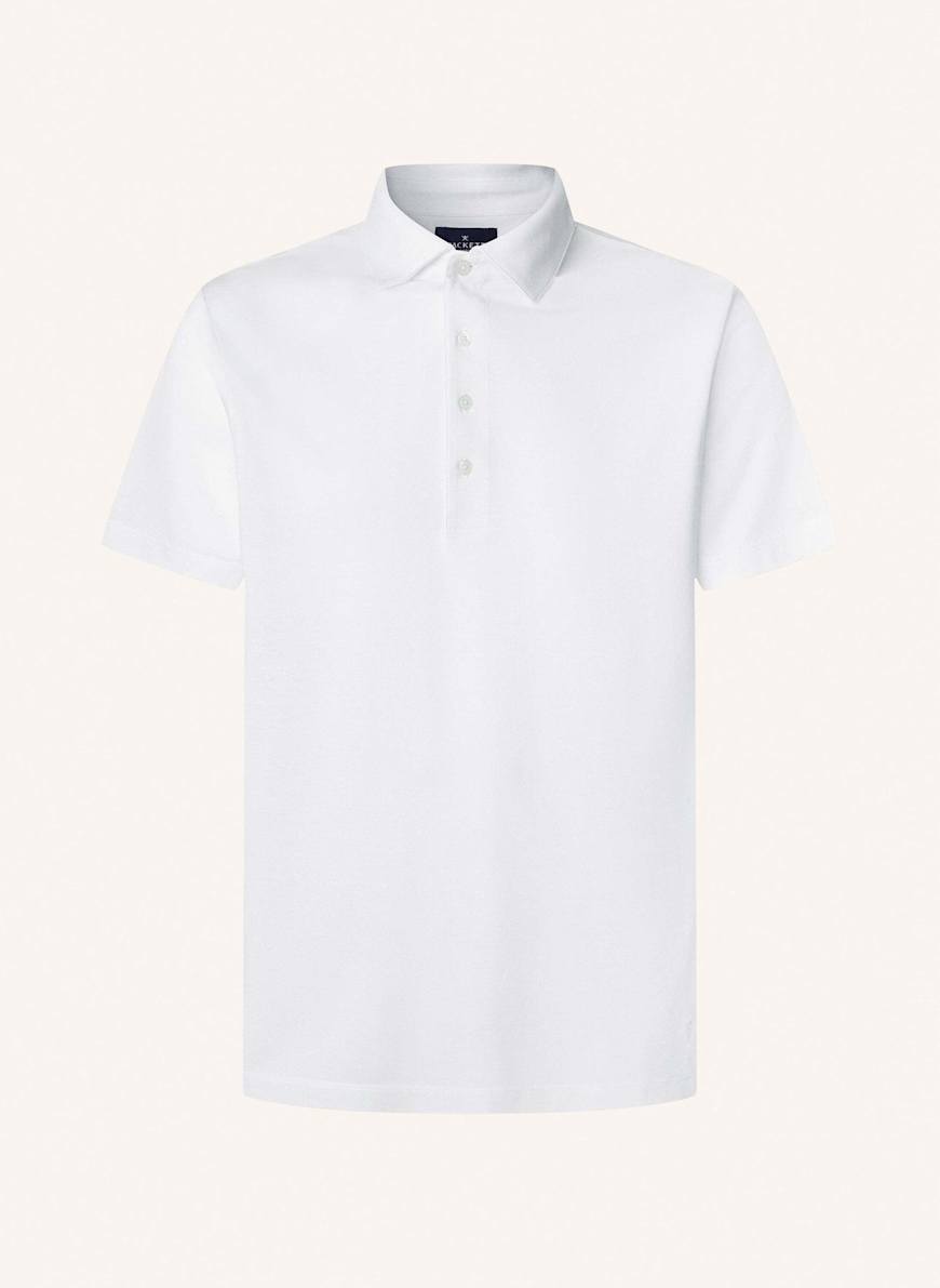 HACKETT LONDON Poloshirt MERCERISED POLO: WEISS