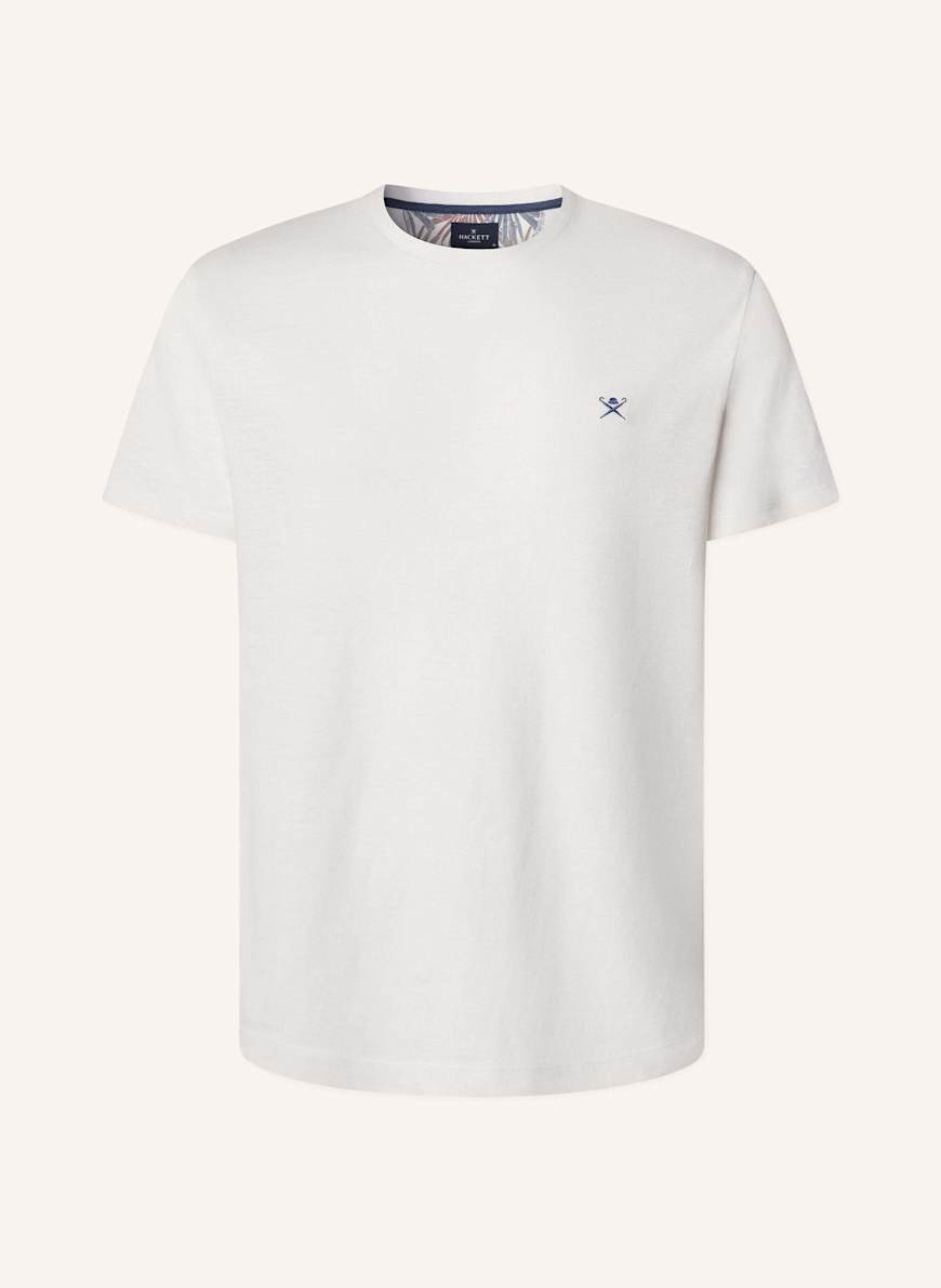 HACKETT LONDON T-Shirt SWIM PALM COTT LINEN T: CREME