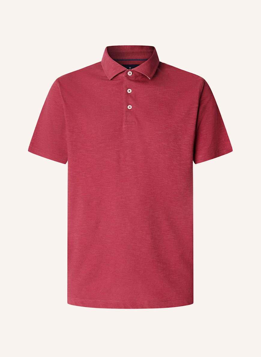 HACKETT LONDON Poloshirt SWIM PALM COTT LINEN: ROSA