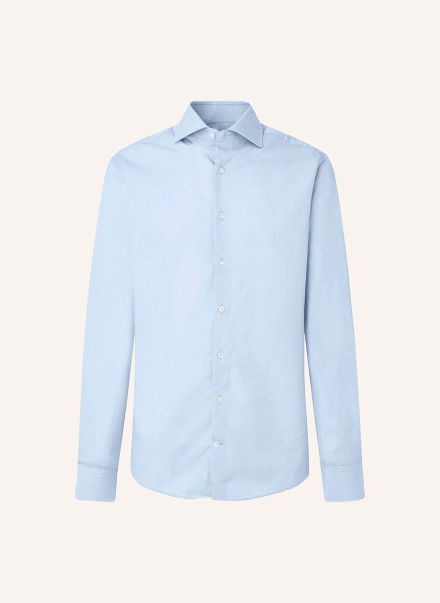 HACKETT LONDON Freizeithemd POPLIN SLIM BC: HELLBLAU