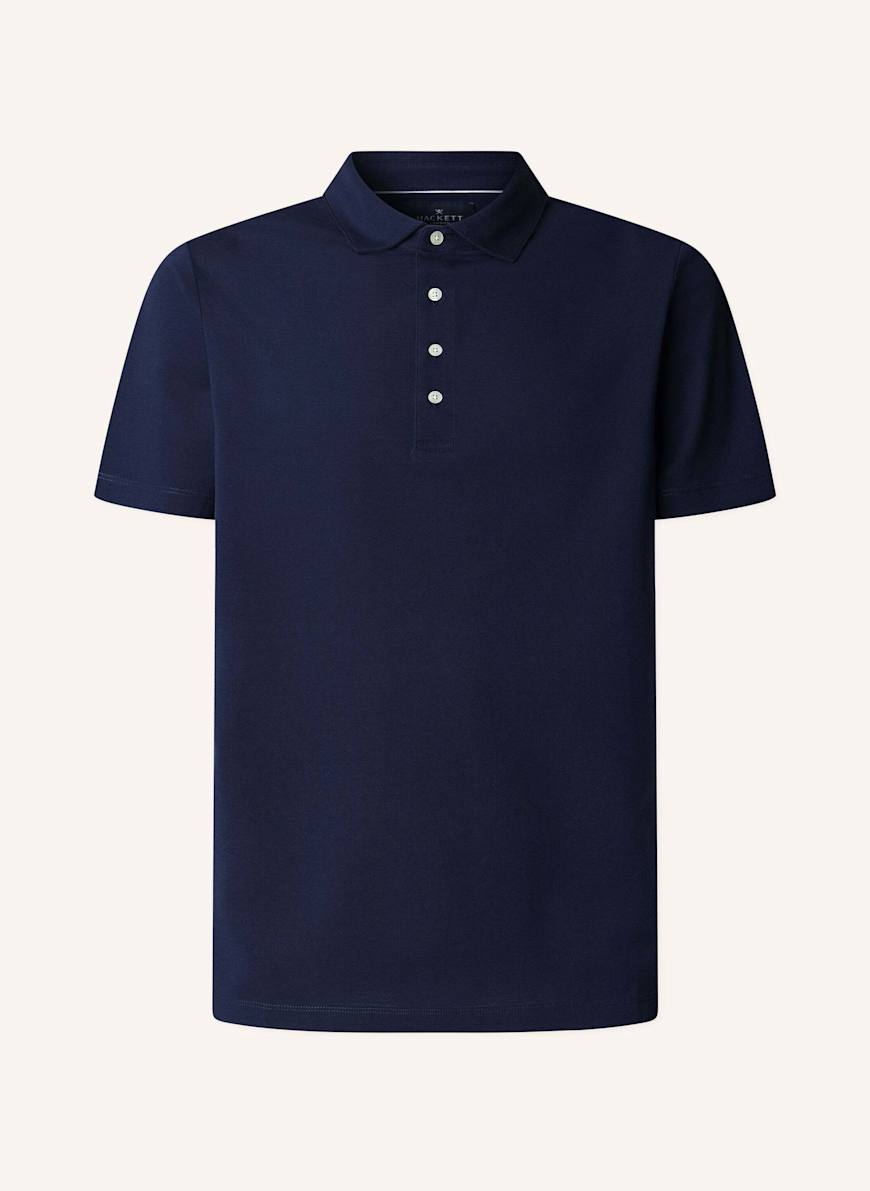 HACKETT LONDON Poloshirt MERCERISED POLO: BLAU