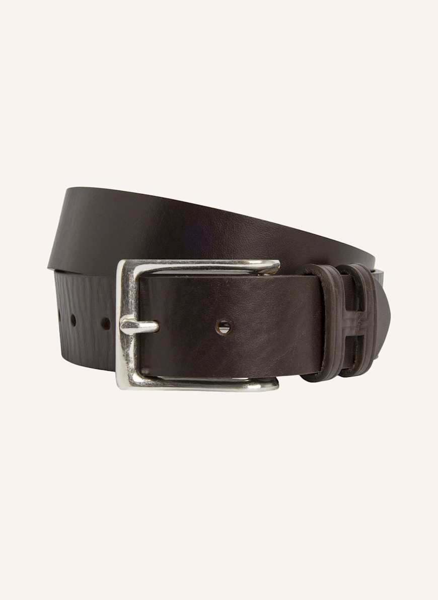 HACKETT LONDON Gürtel TACK STITCH H KEEPER: BRAUN