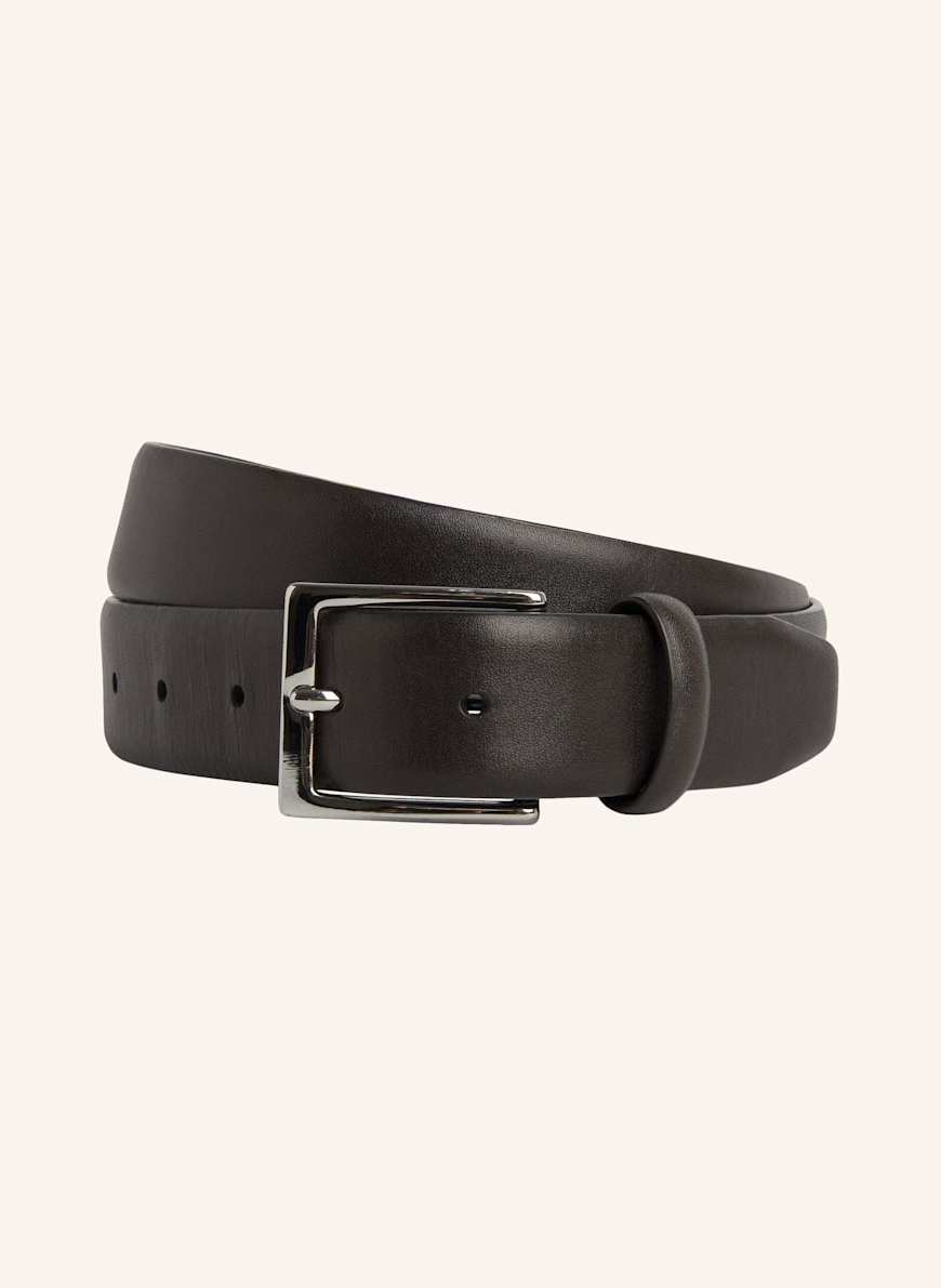 HACKETT LONDON Gürtel 32MM CACTUS EDGE: DUNKELBRAUN