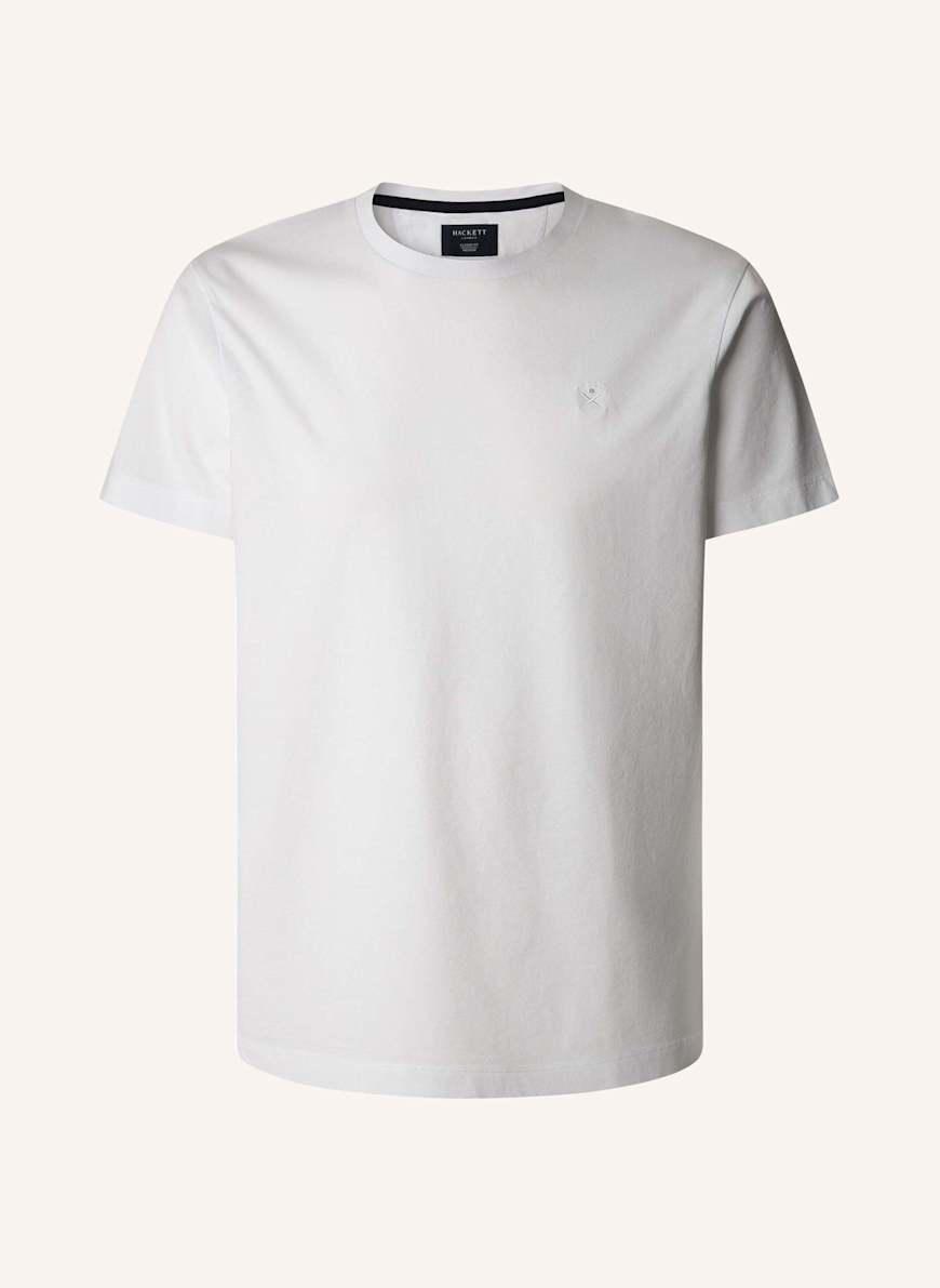 HACKETT LONDON T-Shirt PIMA COTTON TEE: WEISS