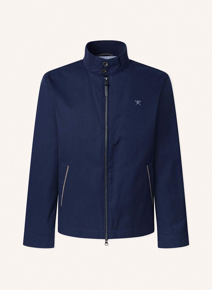 HACKETT LONDON Fieldjacket COTTON HARRINGTON: BLAU