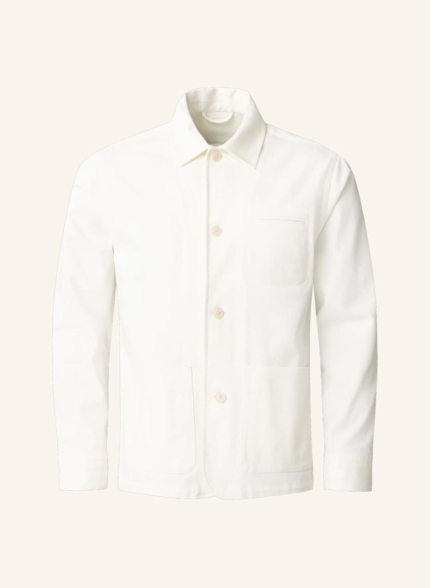 ETON Jeanshemd Overshirt Aus Denim: WEISS