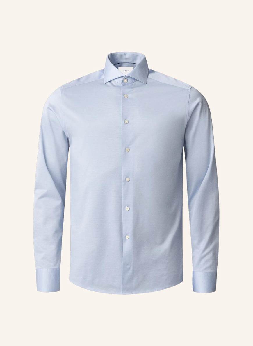 ETON Filo di Scozia Oxford Hemd Contemporary Fit: BLAU