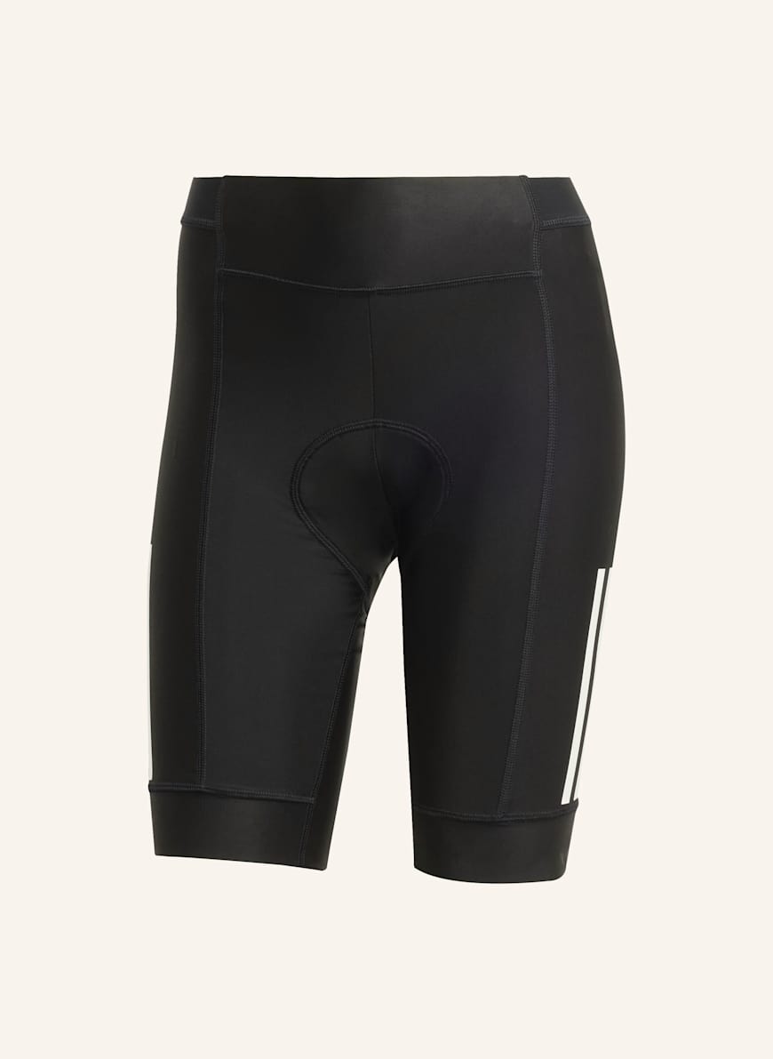 adidas ESSENTIALS 3-STREIFEN PADDED CYCLING SHORTS in schwarz