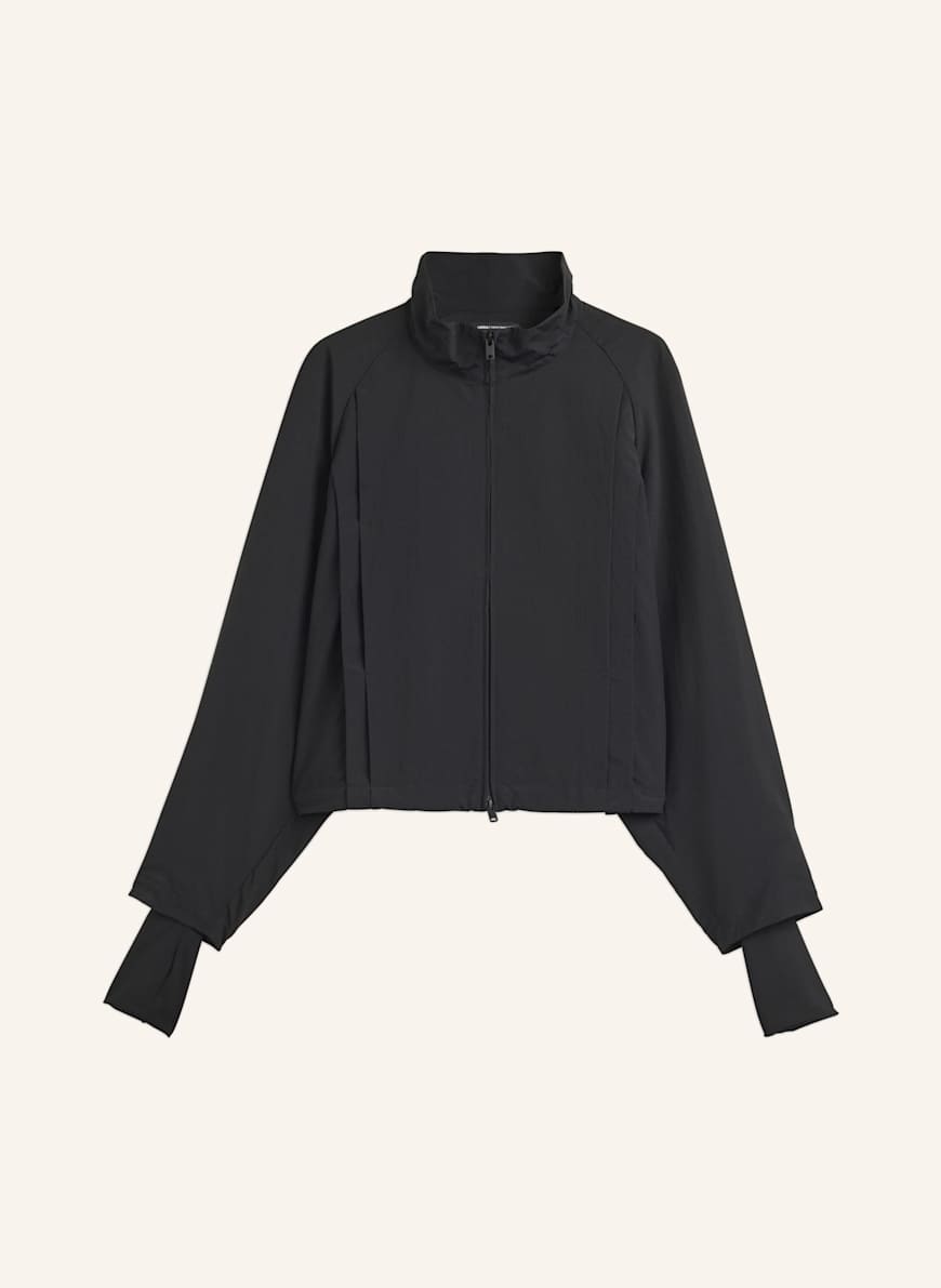 Y-3 Y-3 CROPPED NYLON JACKET in schwarz