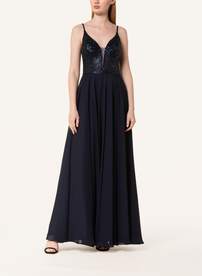 Unique kleid dunkelblau Clearance