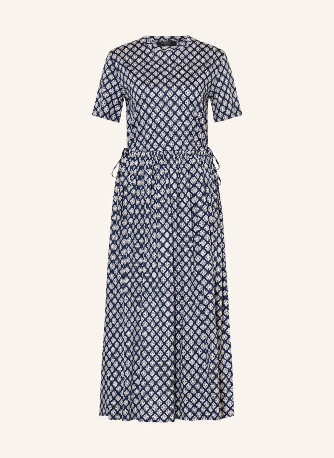 WEEKEND Max Mara FASCINO Jersey Dress in blue / white / black