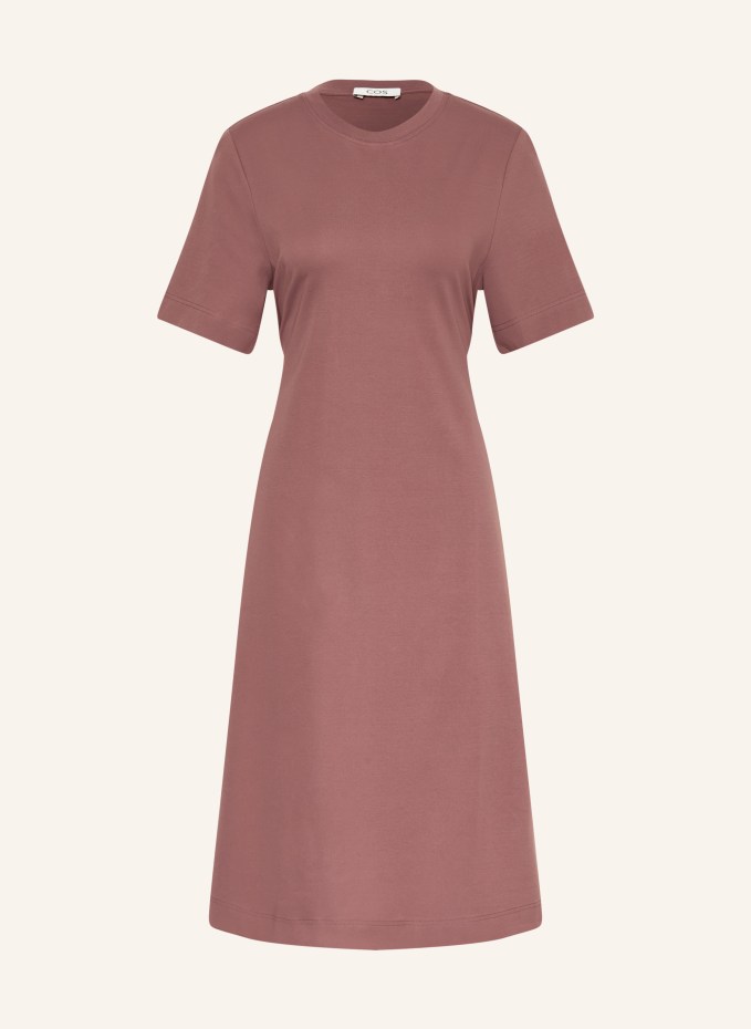 COS Jersey dress in brown