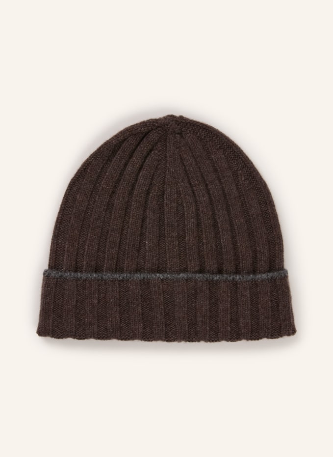 BRUNELLO CUCINELLI Cashmere hat in dark gray