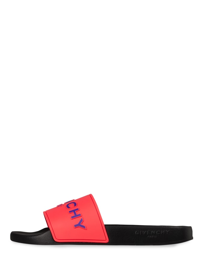 Pink and black online givenchy slides