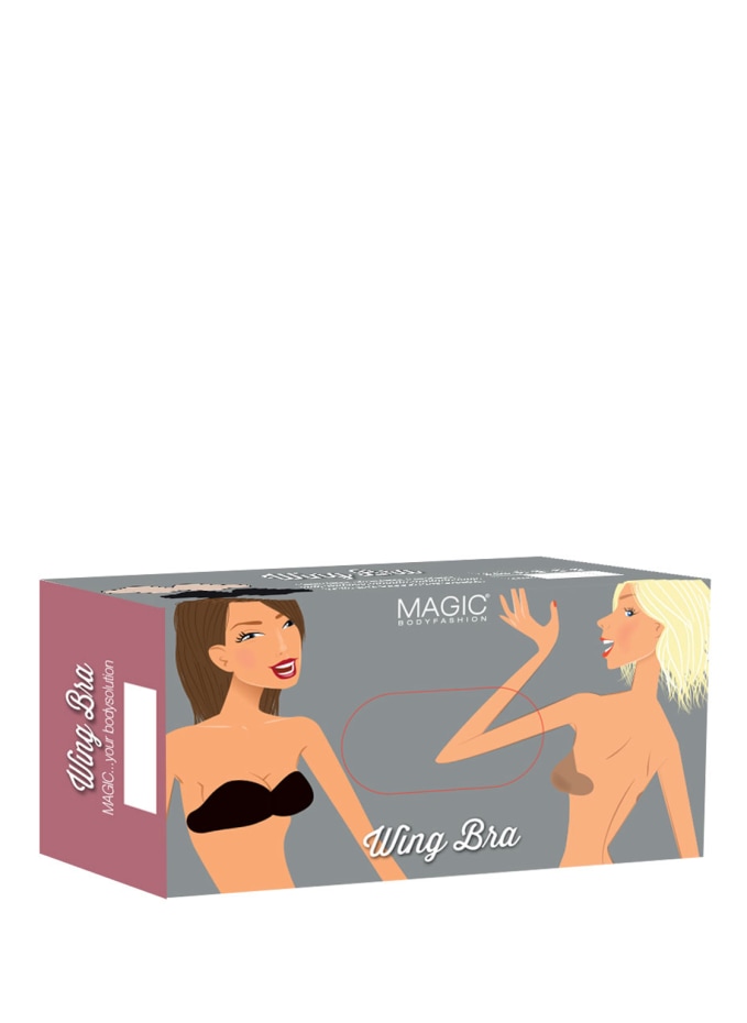 MAGIC Bodyfashion Biustonosz push-up bez pleców WING BRA samoprzylepny