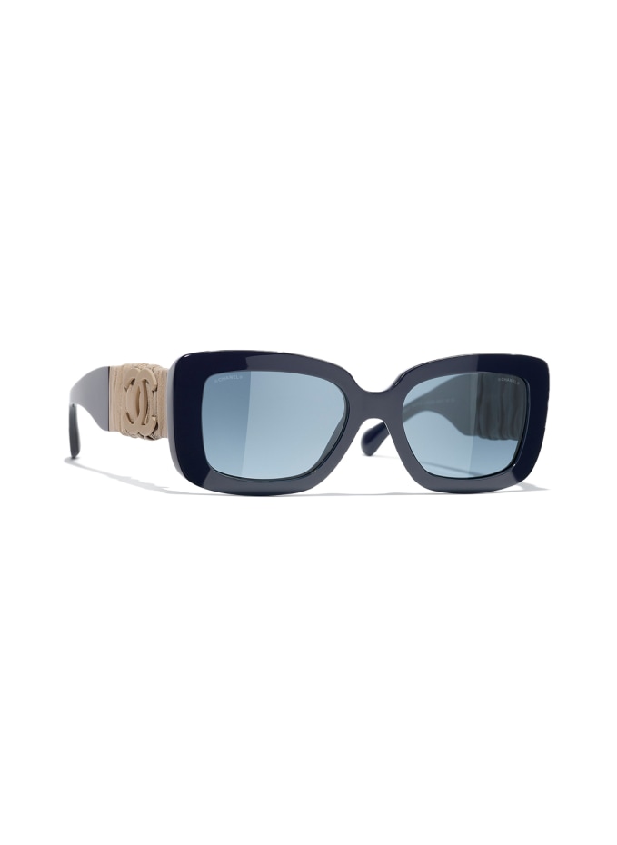 CHANEL Rectangular sunglasses in 116483 - havana/brown polarized