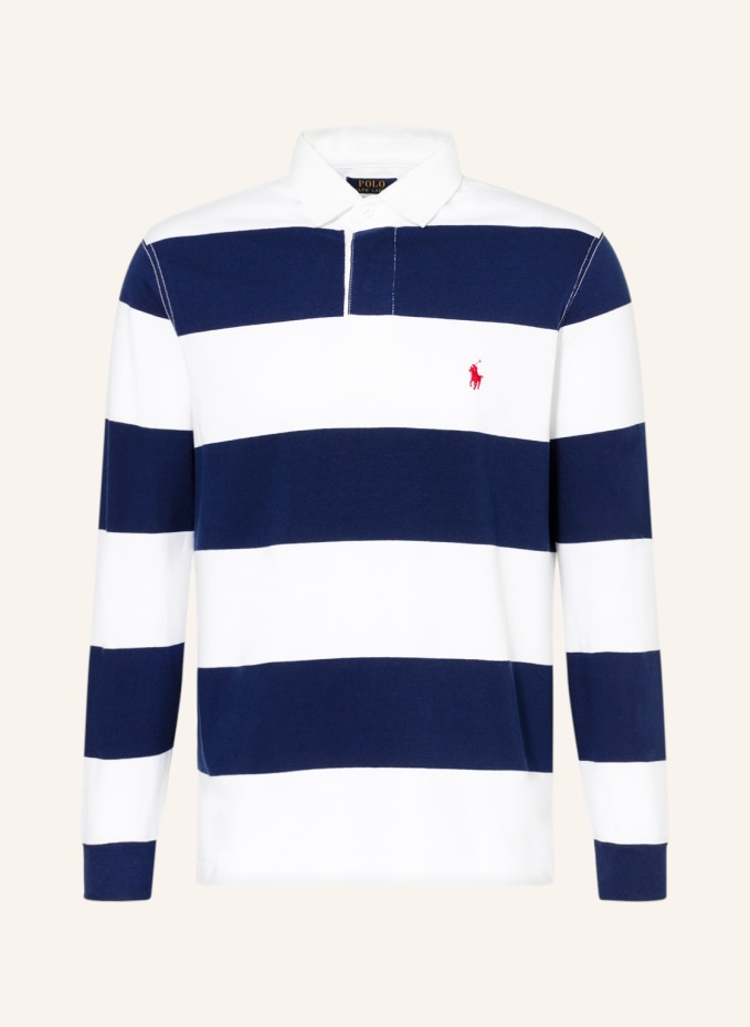 POLO RALPH LAUREN Rugby shirt classic fit in blue white