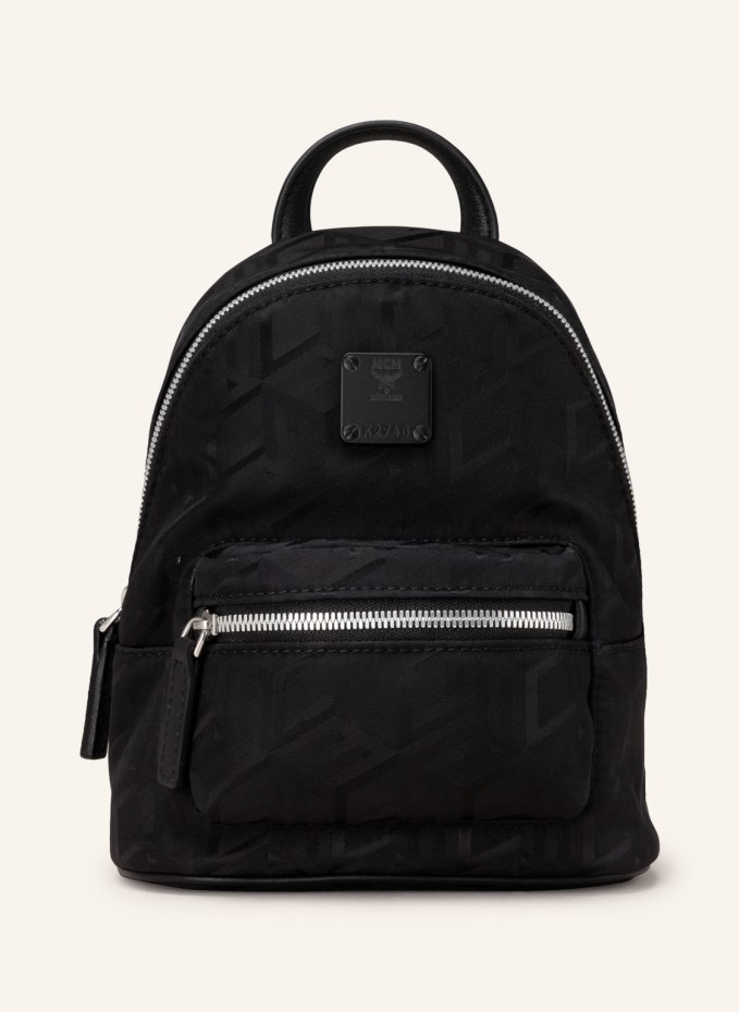 Mcm backpack nylon discount black