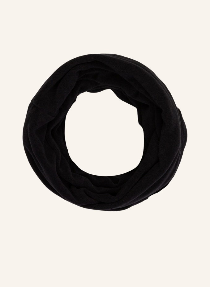 P.A.C. Multifunctional scarf TWISTED FLEECE in black