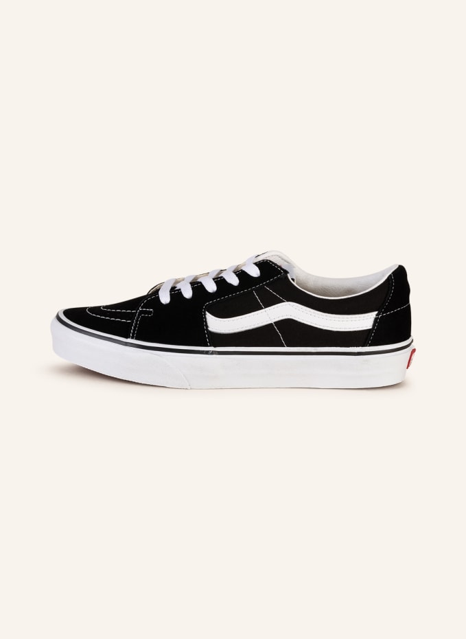 Vans low shop cut black