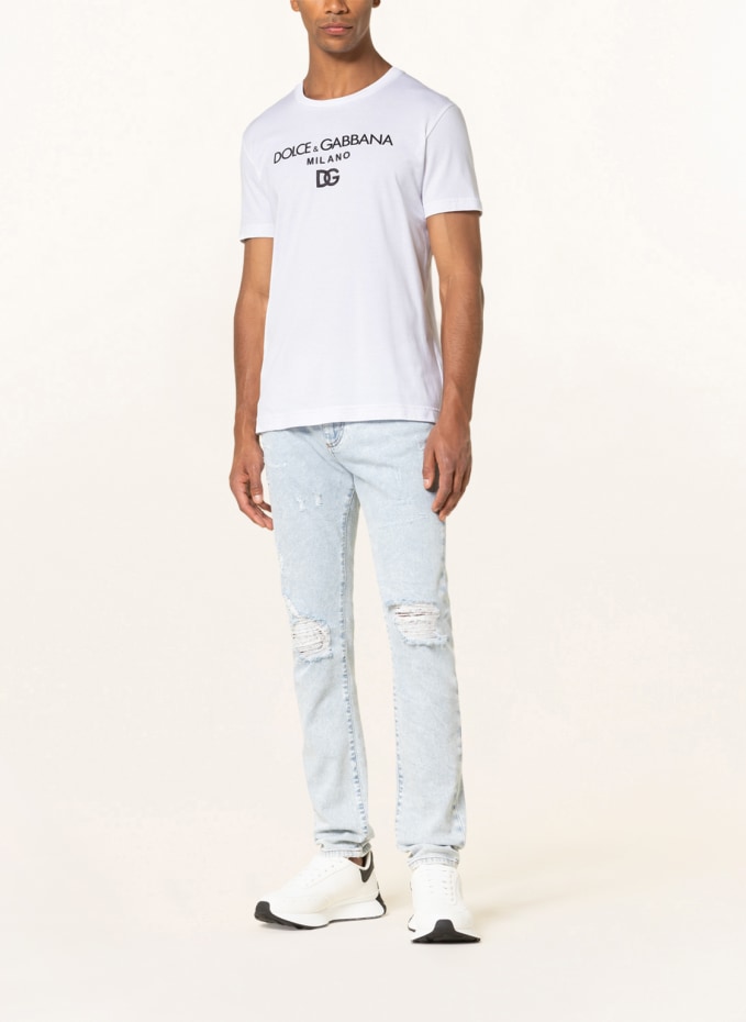 Dolce and gabbana white t outlet shirt