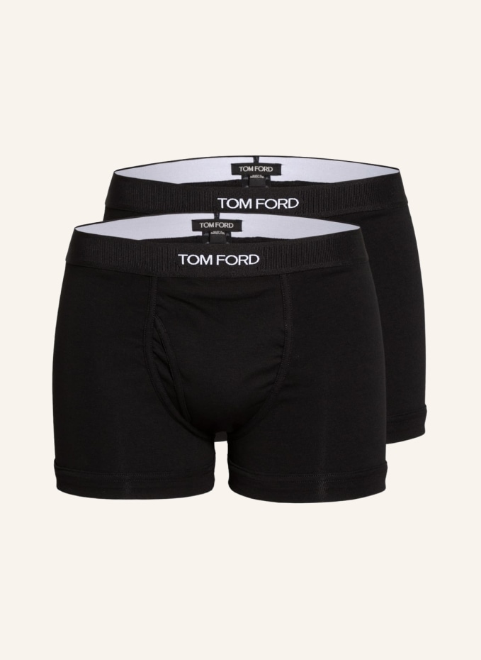 TOM FORD Bokserki, 2 szt. kolor biały/ czarny