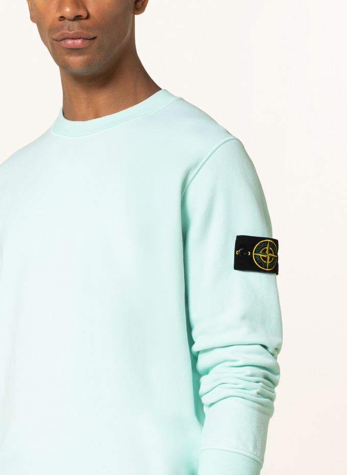 Stone island shop mint green sweatshirt