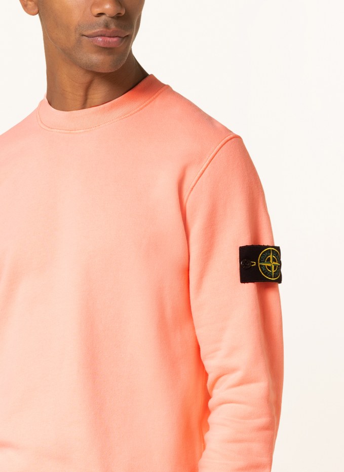 Stone island 2024 coral sweatshirt