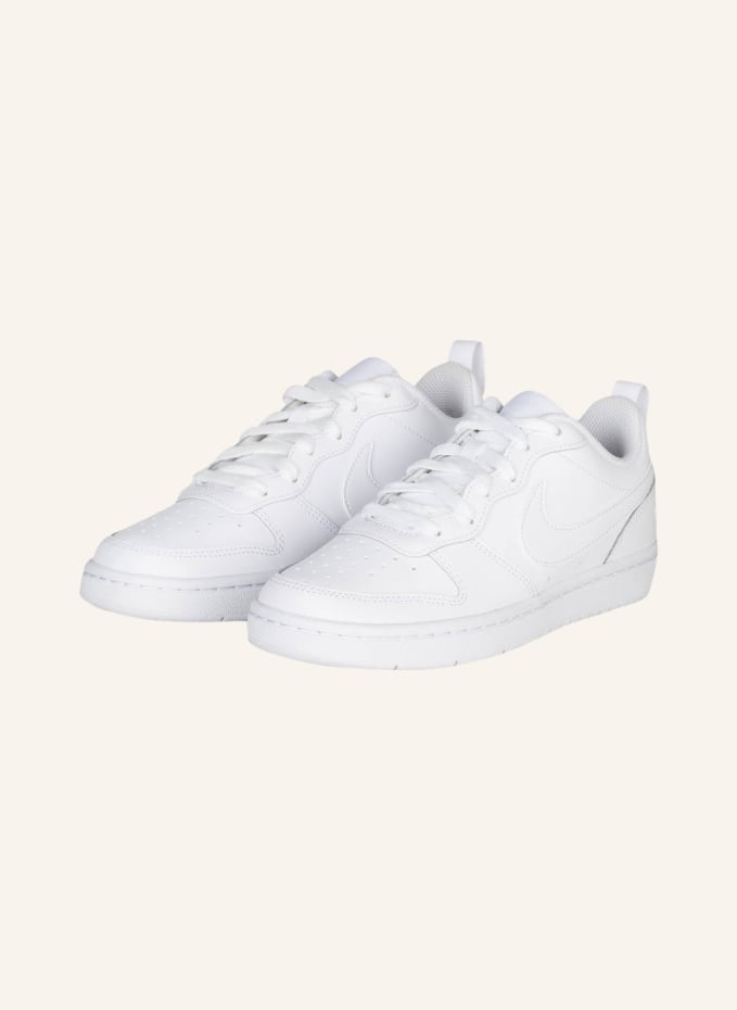 tênis nike court borough low 2 white white bq5448 100